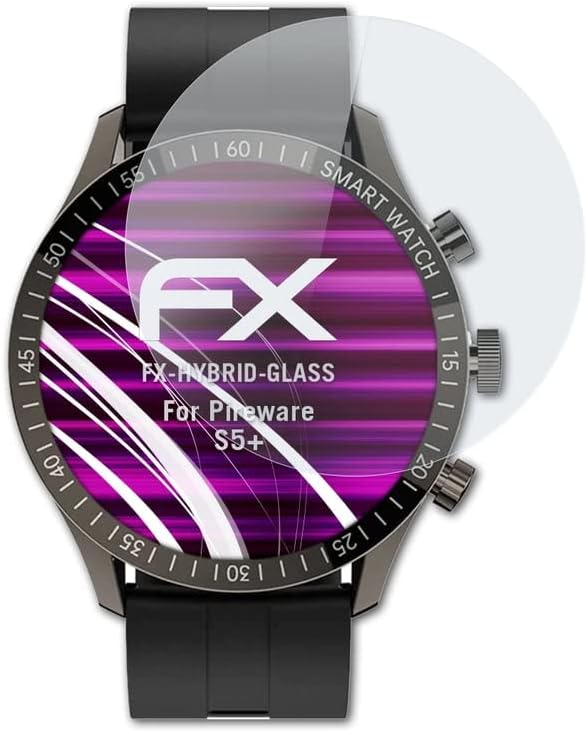 Атфоликс Пластично стакло заштитен филм компатибилен со PireWare S5+ Glass Protector, 9H хибриден стаклен FX стаклен екран заштитник на