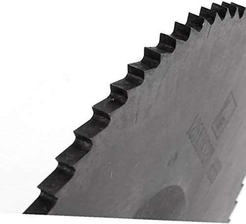 Нов LON0167 125mm x се прикажани 3,5 mm 72 заби сигурна ефикасност HSS Round Slatting Saw Melling Cutter Black