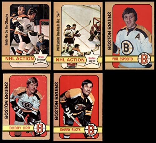 1972-73 O-Pee-Chee Boston Bruins во близина на екипата сет Бостон Бруинс екс/планински Бруинс