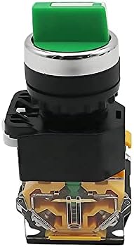 CEKGDB 22mm селектор на копчето Ротари прекинувач за заклучување на моменталното 2NO 1NO1NC 2 3 Позиција DPST 10A 400V прекинувач за напојување