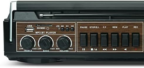Audiobox RXC-25BT Retrobox 2 Начин Звучник Систем Boombox w/Bluetooth Конекција, Am/FM / SW Радио, USB И Sd Картичка Врска, &засилувач;