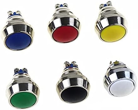 UNCASO 12 mm моментално метално копче за метално копче во боја, обоени прекинувачи Сферични не'рѓосувачки челични модификација