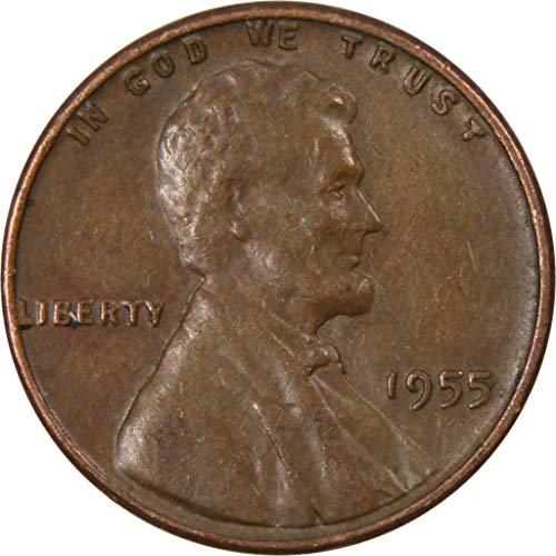 1955 година Линколн пченица цент АГ за добро бронзено платно 1C колекционерски колекционер