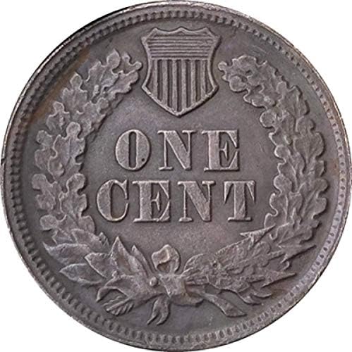 Предизвик Монета 1878 Индискиот Главата Центи Монета Копија Копија Орнаменти Колекција Подароци Монета Колекција