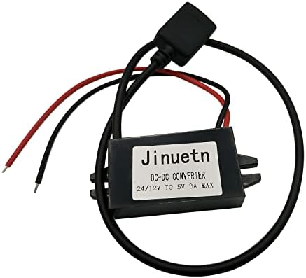 Ковертор на Jinuetn DC Converter Buck Module 12/24V Конвертирајте во адаптер за моќност на излезна моќност од 5V3A