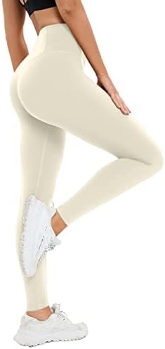 Jayејлоа Ликра со високи половини со легање 28 '' - тренингот хеланки за жени путер меки панталони за јога