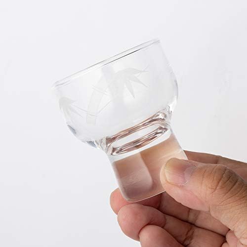 Toyo Sasaki Glass 00301-75 Cold Sake Glass, 2,4 fl Oz, Kiriko Cup, Bamboo Kiriko Cup, направено во Јапонија