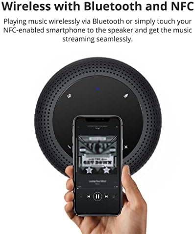 Дебел Bluetooth звучник 60W Домашен театар звучници Bluetooth колона со гласовен асистент, IPX5, NFC, 20H време за репродукција