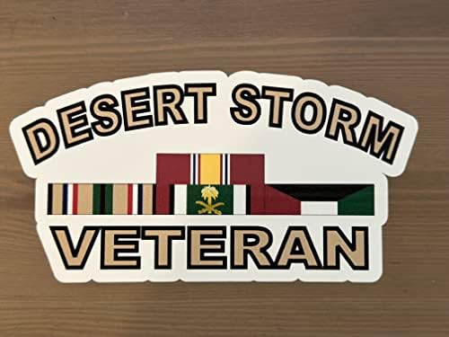 Ветеран за пустинска бура со налепница за браник со пандел