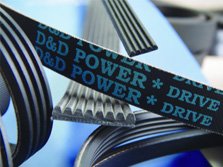 D&D PowerDrive 280J14 поли V појас, 14 лента, гума