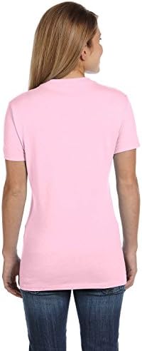 Маица на нано-врат маица Ханес Ханес, бледо розов медиум