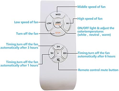 36/42 инчи модерни светла на вентилаторот на таванот со далечински управувач 3 LED во боја LED затемнети невидливи 4 сечила што може да