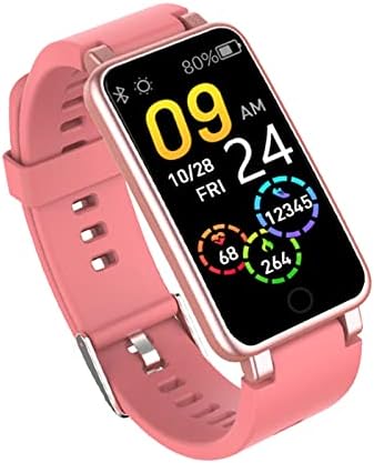 Паметна часовник - Bluetooth Паметна нараквица за iOS и Android, IP67 водоотпорен смарт часовник фитнес HD IPS точка -точка