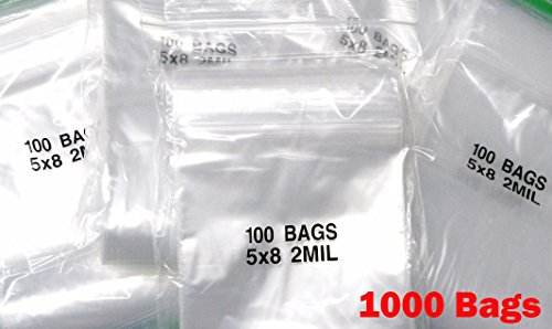 Imbaprice Clear Reclosable Poly Tags Case од 1000 кеси