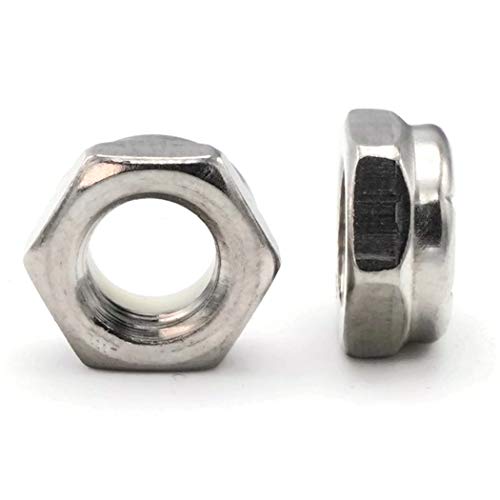 Најлон хексадецимален џем за заклучување орев Nylock 18-8 не'рѓосувачки челик-3/4-10 QTY-250