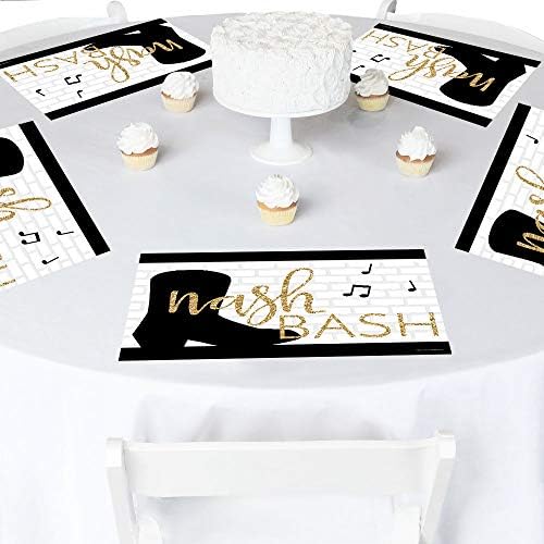 Голема точка на среќа Неш Баш - Декорации за забави за табели - Нешвил Бачелорет Партиски пласмати - Сет од 16