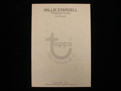 Вили Старгел автограмираше 5 x 7 фотографија во боја - холограм B&E - автограмирани фотографии од MLB