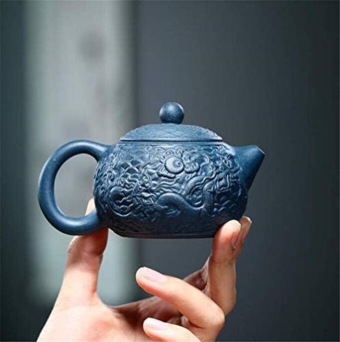 160мл кинески тенџере со чај со рачно изработено виолетова глинена чајник змеј шема xishi тенџере котел