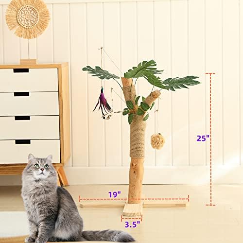 Високи Мачка Гребење Пост — Гребење Мислења За Затворен Мачки Возрасни 24 Симпатична Мачка Дрво Со Гребење Пост Палма Мачка Гребење Дрво Мала