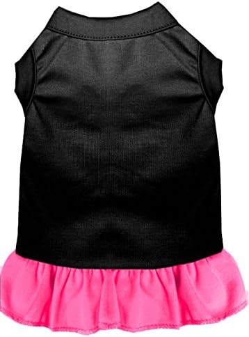 Мираж Пет Производи 59-00 XSBKBPK Обичен Фустан, X-Мал, Црн Со Светло Розова Боја