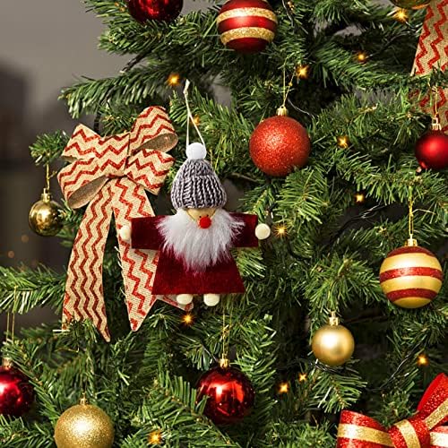 Гном Кукли За Маса Виси Божиќни Украси Висечки Приврзоци Зимски Божиќни Подароци За Забави Погодни За Внатрешна Надворешна Декорација Долги