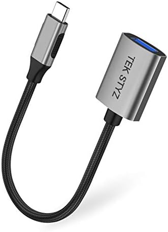 TEK Styz USB-C USB 3.0 адаптер компатибилен со вашиот LG 14Z90N-U.AAS6U1 OTG Type-C/PD машки USB 3.0 Femaleенски конвертор.