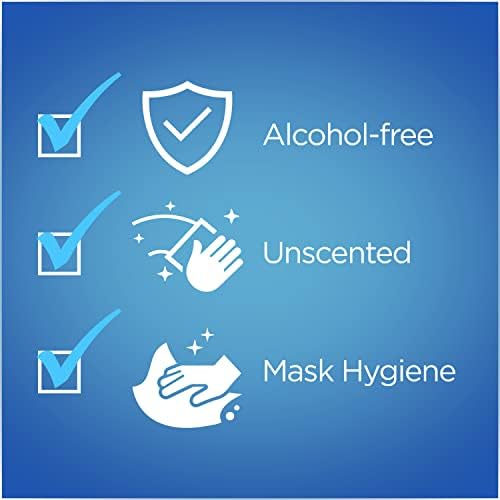 марамчиња за чистење на маски за респлаби CPAP - Незастапени, чистач без алкохол за сите маски, перничиња, материјали - 60 индивидуално
