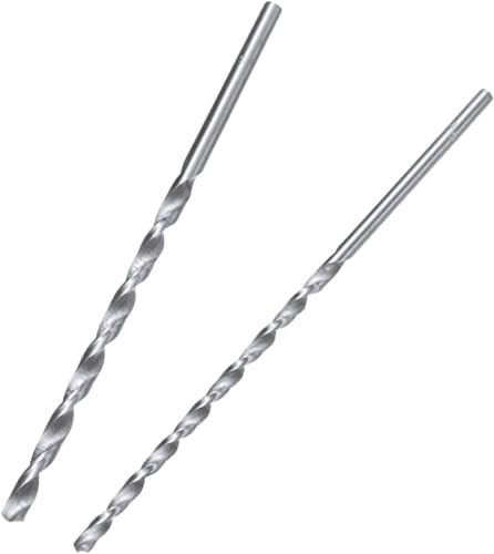 Битки за челични дупки за мелење на карбид 5 парчиња/сет на дополнителни долги HSS директно шинк спирална спирална вежба бит, сет,