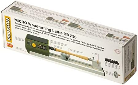 Proxxon Micro Woodturning Lathe DB 250, 37020, зелена