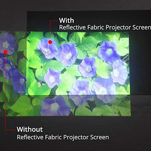 CLGZS 16: 9 Екран за рефлексивен проектор за осветленост со голема осветленост 60 72 84 100 120 130 инчи ткаенина ткаенина Платно