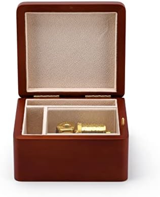 Едноставна Дрвена 23 Забелешка Кутија За Накит Со Ситна Музика-Моето Срце Ќе Продолжи