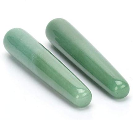 Мултиличко масичко стапче за акупунктурна терапија затегната третман со стапчиња за стапчиња за гребење, природна зелена авентуринска