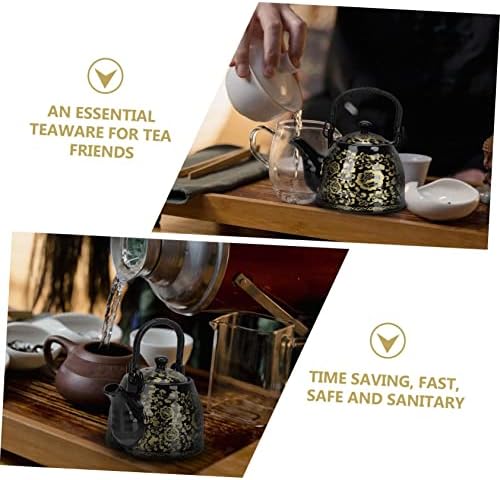 Jardwe 1pc керамички чајник лабава лисја чај котел подарок чај сет метална вода бокал керамички сад декоративно чајник керамички