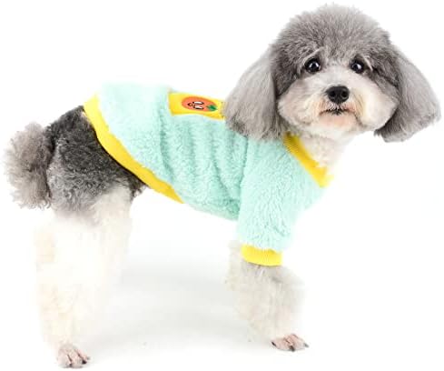 Ранфи мало кучиња џемпер руно облека за миленичиња кученце мачка кошула Доги џемпер мек скокач топла кучиња облека пулвер пижами со симпатична