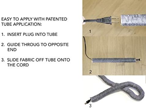Капакот на кабелот за челична свилена ламба со должина од 9 стапки вистинска свила