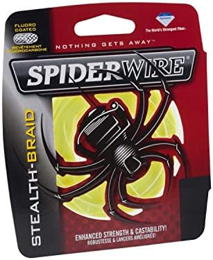 Spiderwire Stealth® Superline, Hi-Vis Жолта, 10lb | 4,5 kg, 125yd | 114m Плетенка Риболов Линија, Погоден За Слатководни И Морски Средини