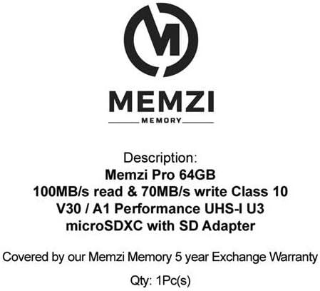 MEMZI PRO 64GB Micro SDXC Мемориска Картичка За Blu Pure View, R2 Plus, Life One X3, Vivo XL3 Плус Мобилни Телефони-Класа Со Голема Брзина