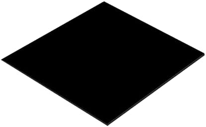 YTGZS Проширен ПВЦ лист Црна ригидна ПВЦ табла Пластична табла за пластична плоча Должина на пластична лист 200мм ширина од 200мм 200мм 2 парчиња,