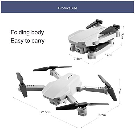 Dronивеј дрон со 4K камера, квадкоптер за време на летање со сензор за гравитација, задржување на надморска височина, режим без глава,