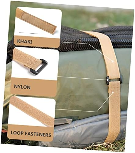 Besportble 2 пара врзувачки лента Фиксна леплива ранец за багаж за кампување со додатоци за додатоци Цврсто багаж за отворено лента