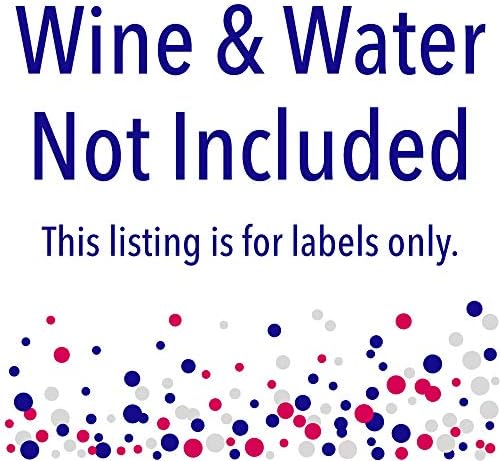 Голема Точка На Среќа Черио, Лондон-Етикети За Шишиња Со Мини Вино, Етикети За Шишиња Со Вино И Етикети За Шишиња Со Вода-Украси