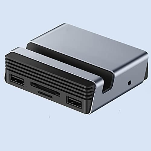 USB C Центар Тип-C Докинг Станица Тип-C ДО 4K HDMI-Компатибилен Pd SD/TF Картичка Читач RJ45 Држач За Телефон