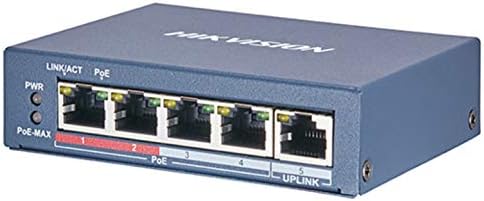 Hikvision 4-Port Fast Ethernet Unmanated POE Switch Pro Series DS-3E0105P-E2