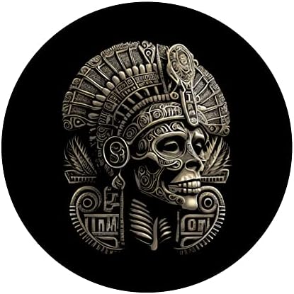 Мексикански Mictlantecuhtli Aztec God of Death Scuelp Popsockets Swappable PopGrip