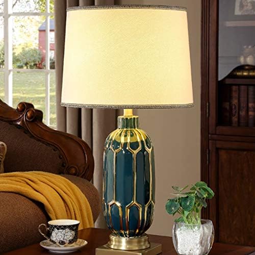 ZSEDP Американска минималистичка керамичка маса ламба спална соба брак креативно нордиско светло луксузно домашно креветче за