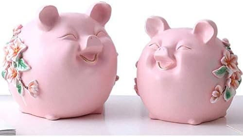 WJCQG Керамички свинче банка за монети банка за заштеда на пари за заштеда на расадник за деца за деца