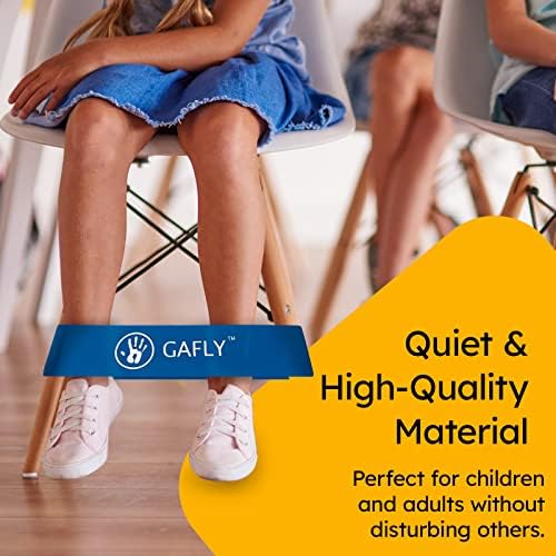 Гафли стол бендови за деца со стапала на фитгети - Алтернативно флексибилно седење - бендови за ловџии за столчиња и клупи во училницата - Трајни