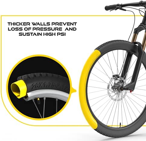 Внатрешна цевка за ултраверна велосипед за 29 x 1,75/1.95/2.10/2.125 инчи велосипед гума со вентил Шредер - гумени цевки за планина и патека,