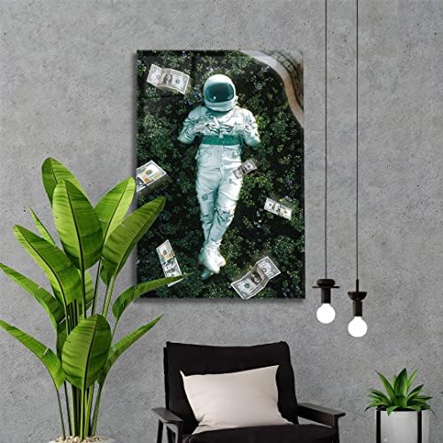 ЕГД акрилна стаклена рамка модерна серија на астронаути за астронаути - акрилна wallидна уметност - уметнички дела за печатење на слики