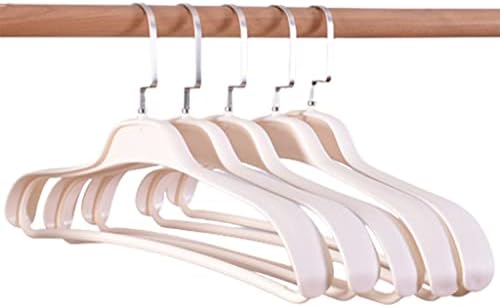 Закалки за машка и женска облека Ганфанрен 5 Дополнителни широки минималистички закачалки за домашна употреба за домашна употреба